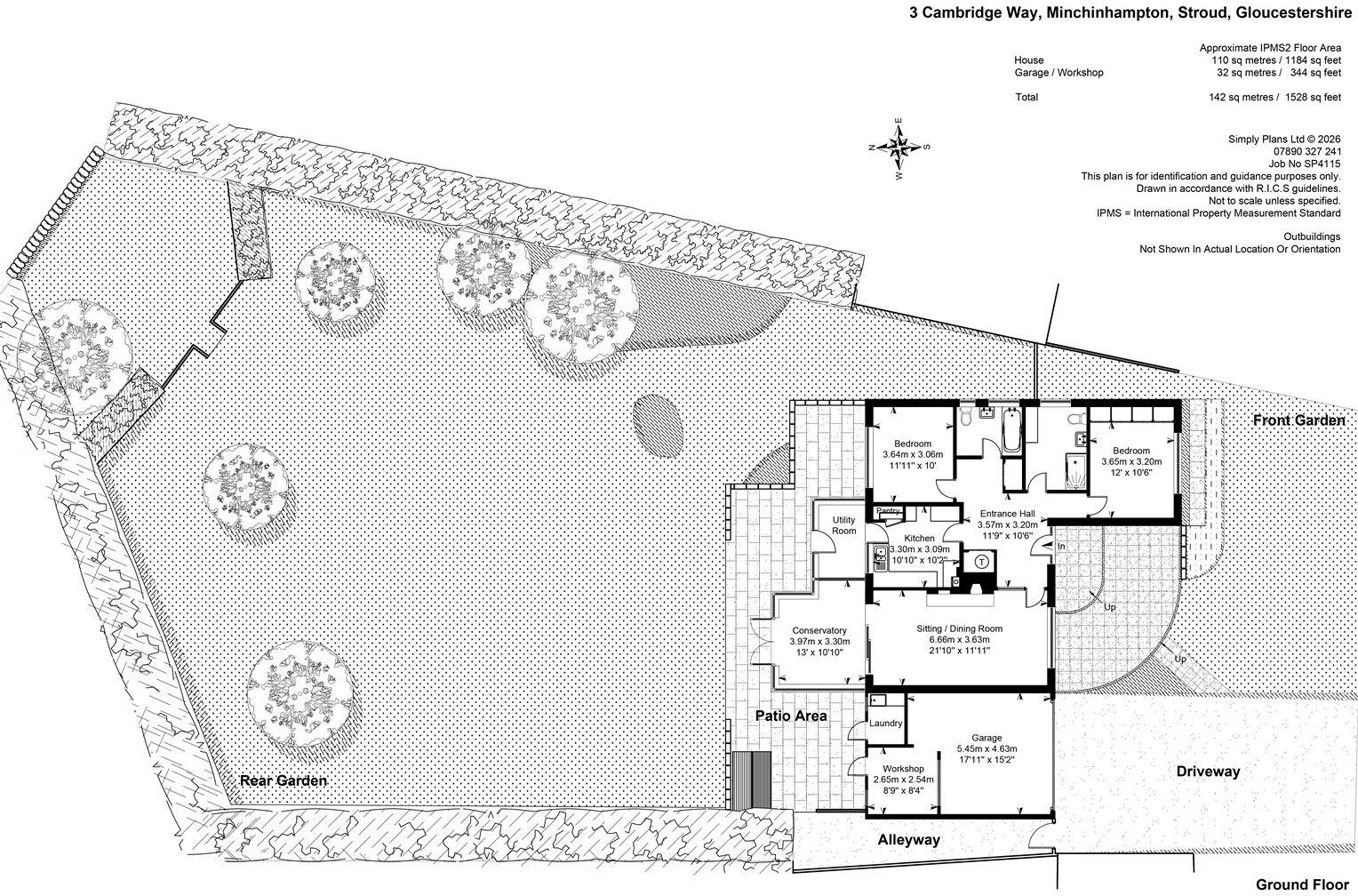 3, Cambridge Way, Minchinhampton, Stroud floorplan