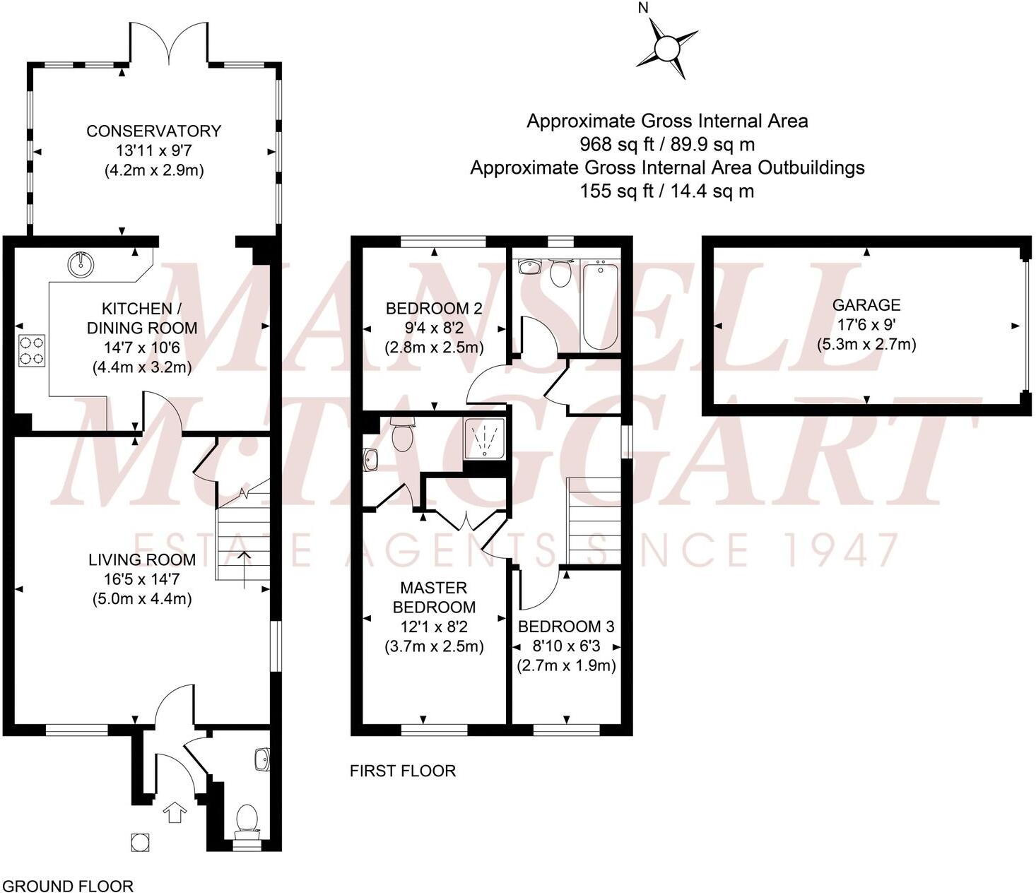 Blackbird Close, Burgess Hill, RH15 floorplan