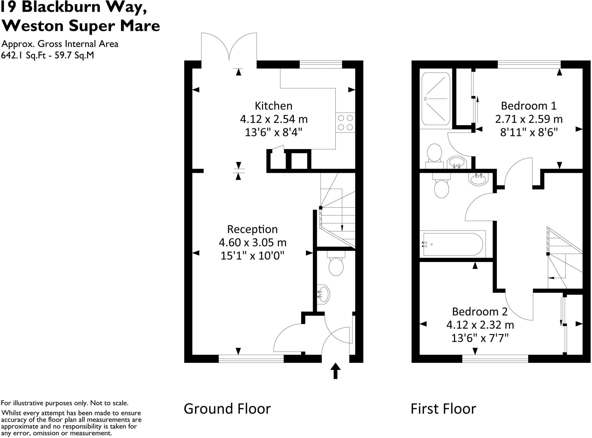Blackburn Way, West Wick - PRIVATE SITUATION floorplan
