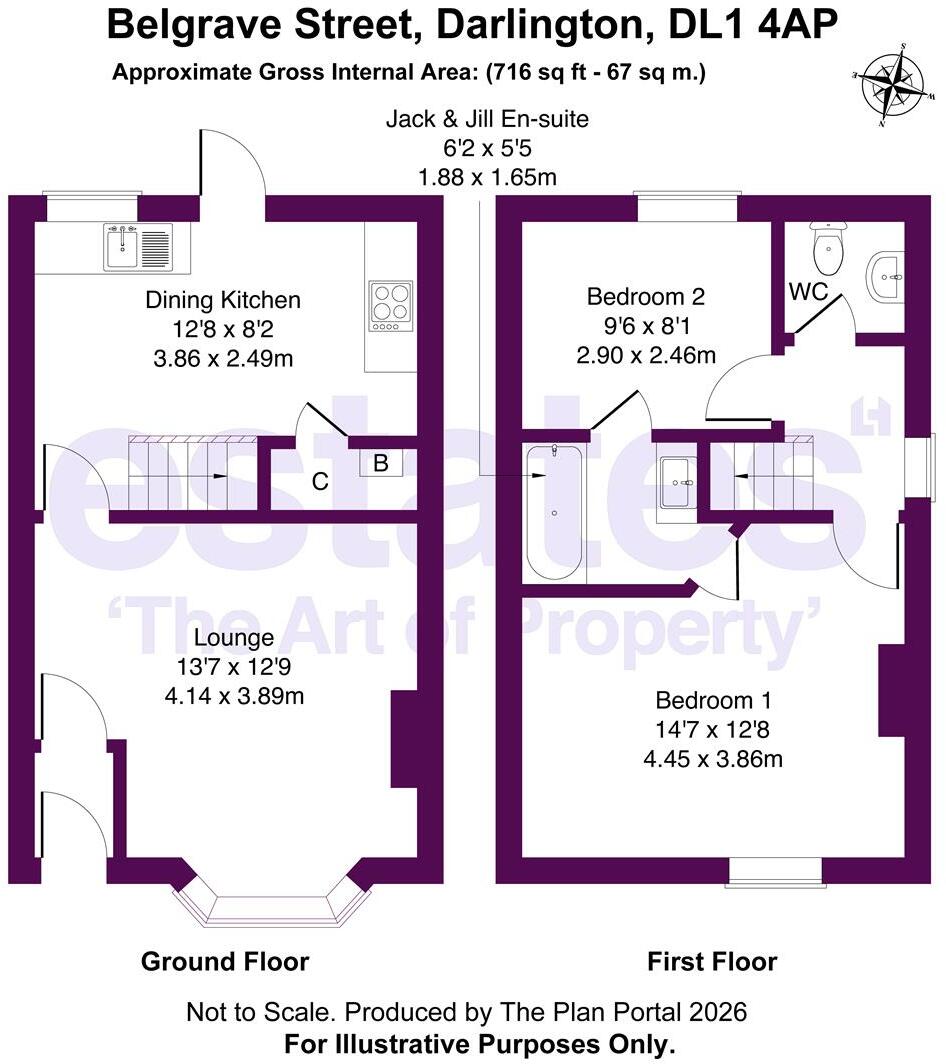 Belgrave Street, Darlington, DL1 4AP floorplan