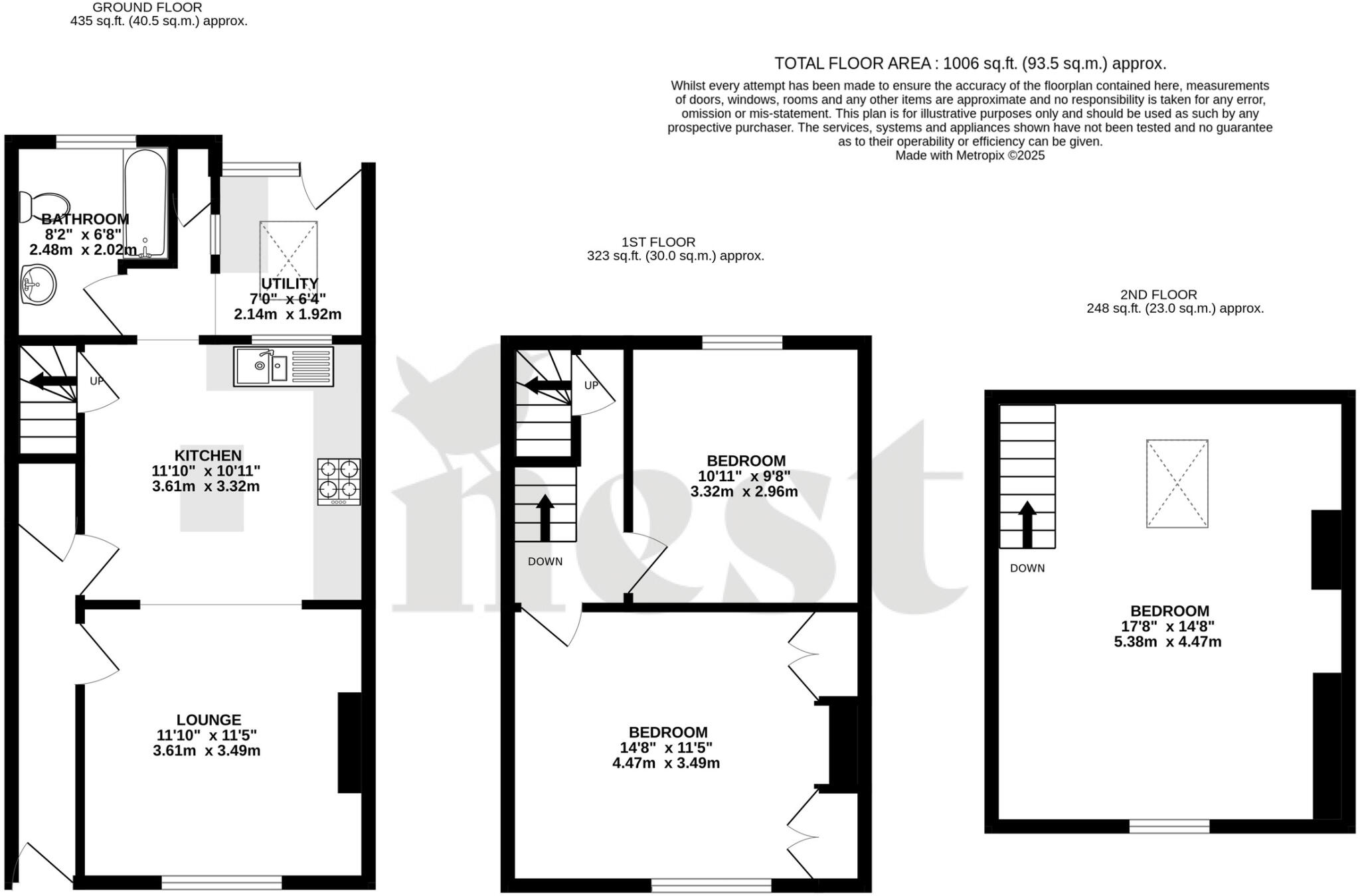 Fairview Terrace, Trull floorplan