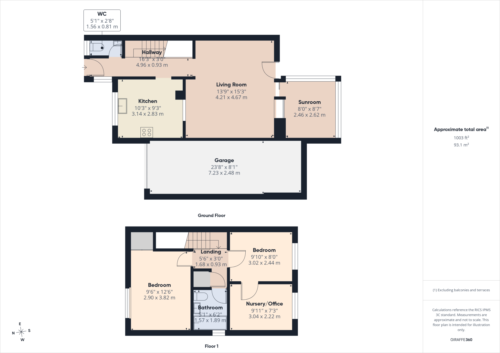 Newlands Crescent, East Grinstead, West Sussex, RH19 floorplan