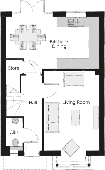 Sapphire Fields, Woodside Way, Great Dunmow, CM6 floorplan