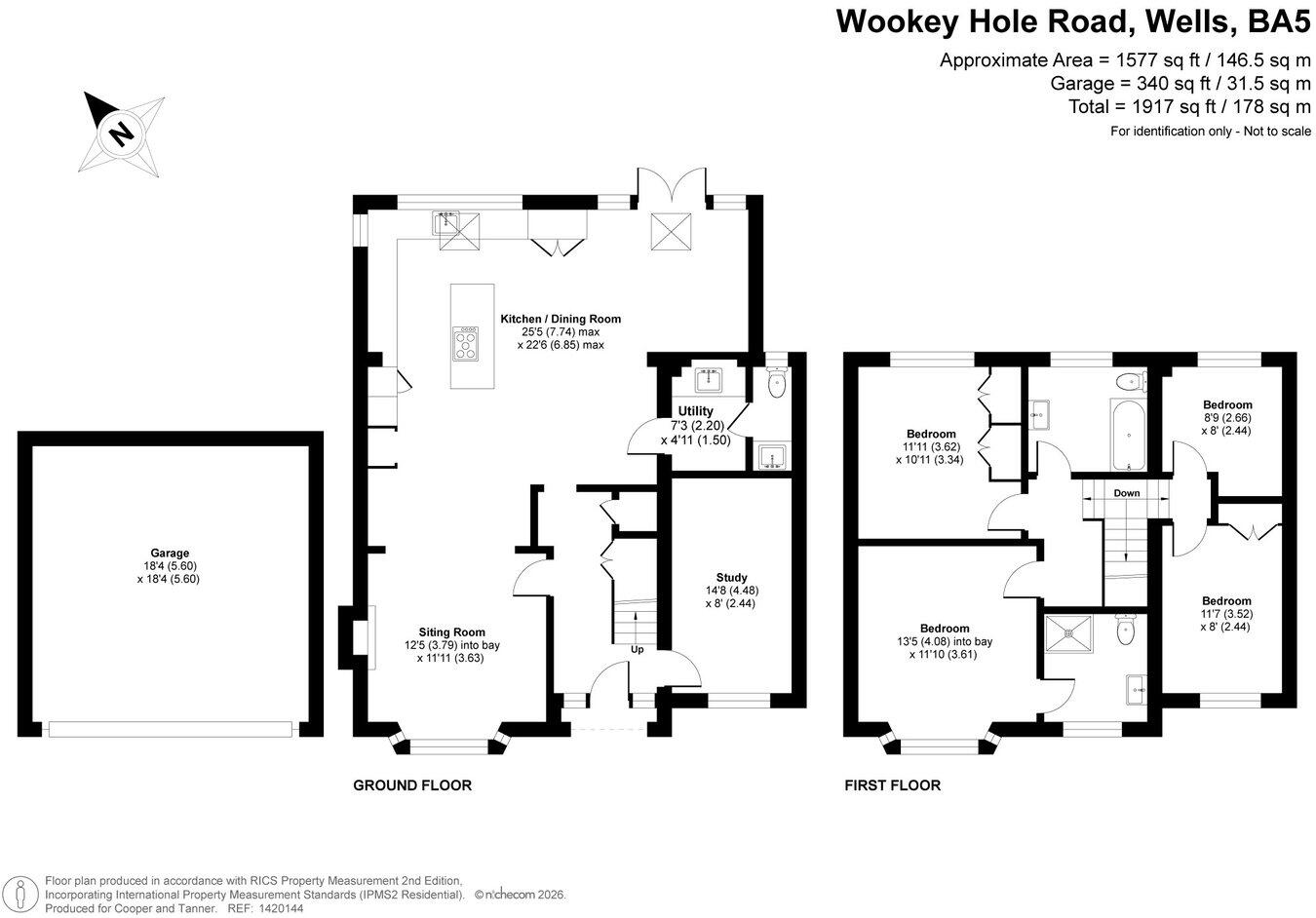 Wookey Hole Road, Wells, BA5 floorplan