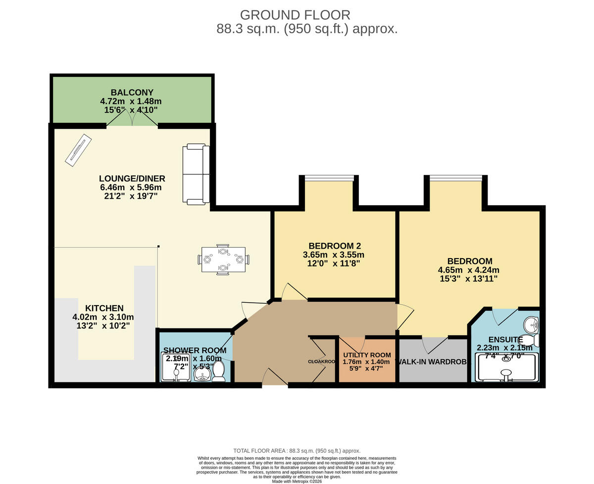 Cedar Avenue, Alsager floorplan