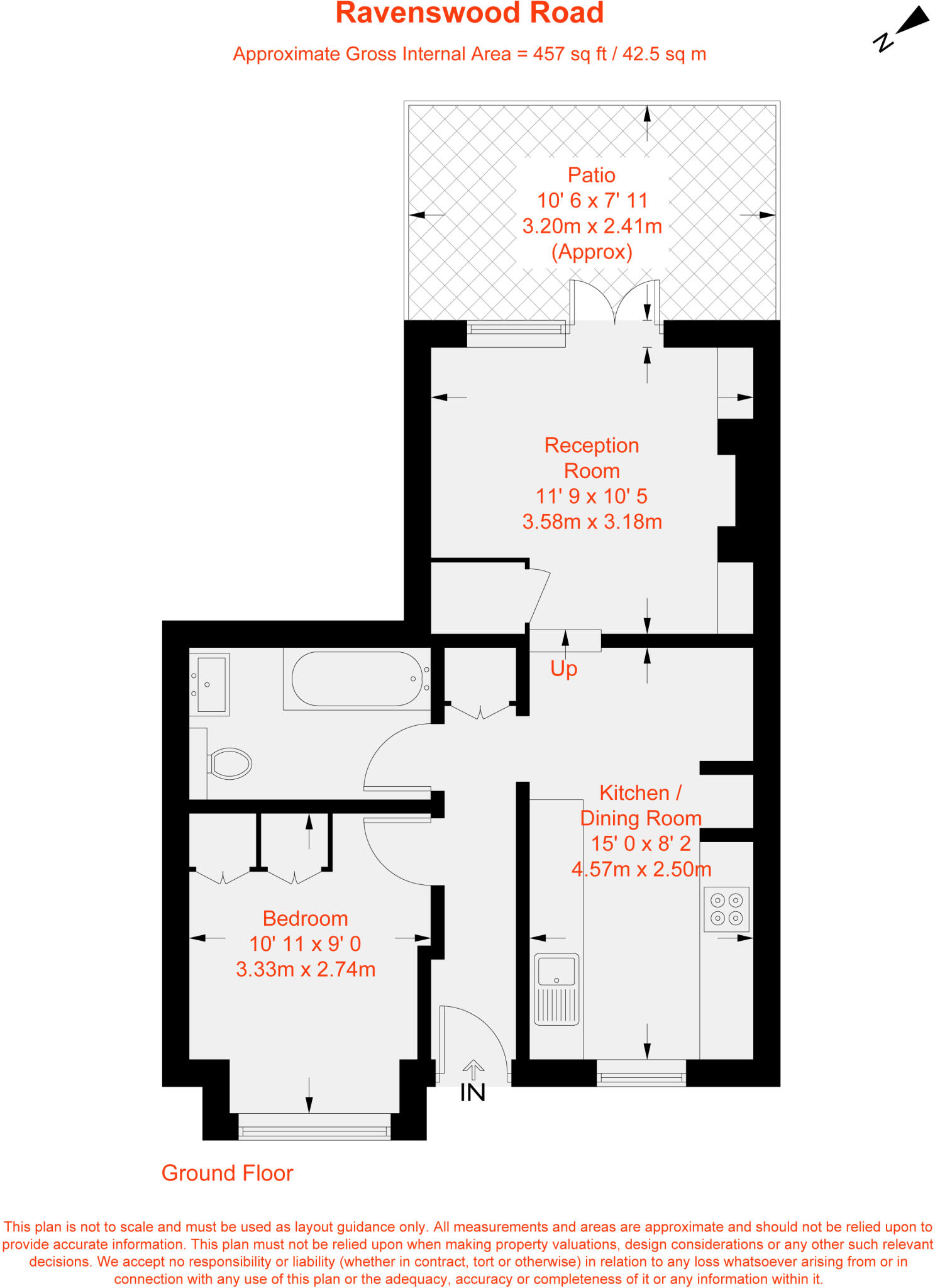 Ravenswood Road, London, SW12 floorplan
