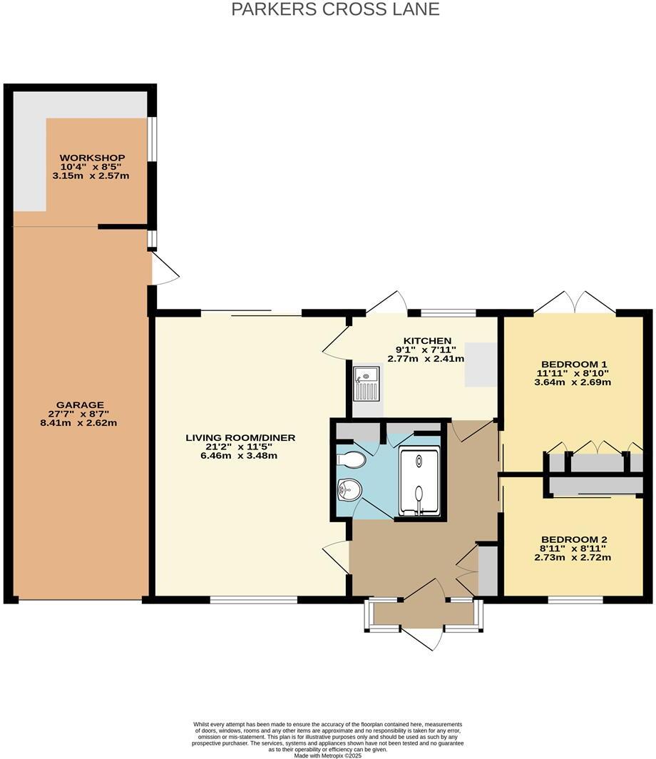 Parkers Cross Lane, Exeter floorplan
