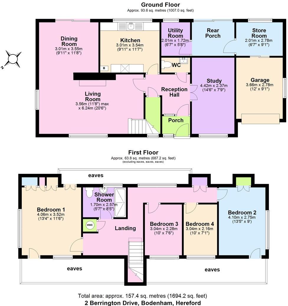 Berrington Drive, Bodenham, Hereford floorplan