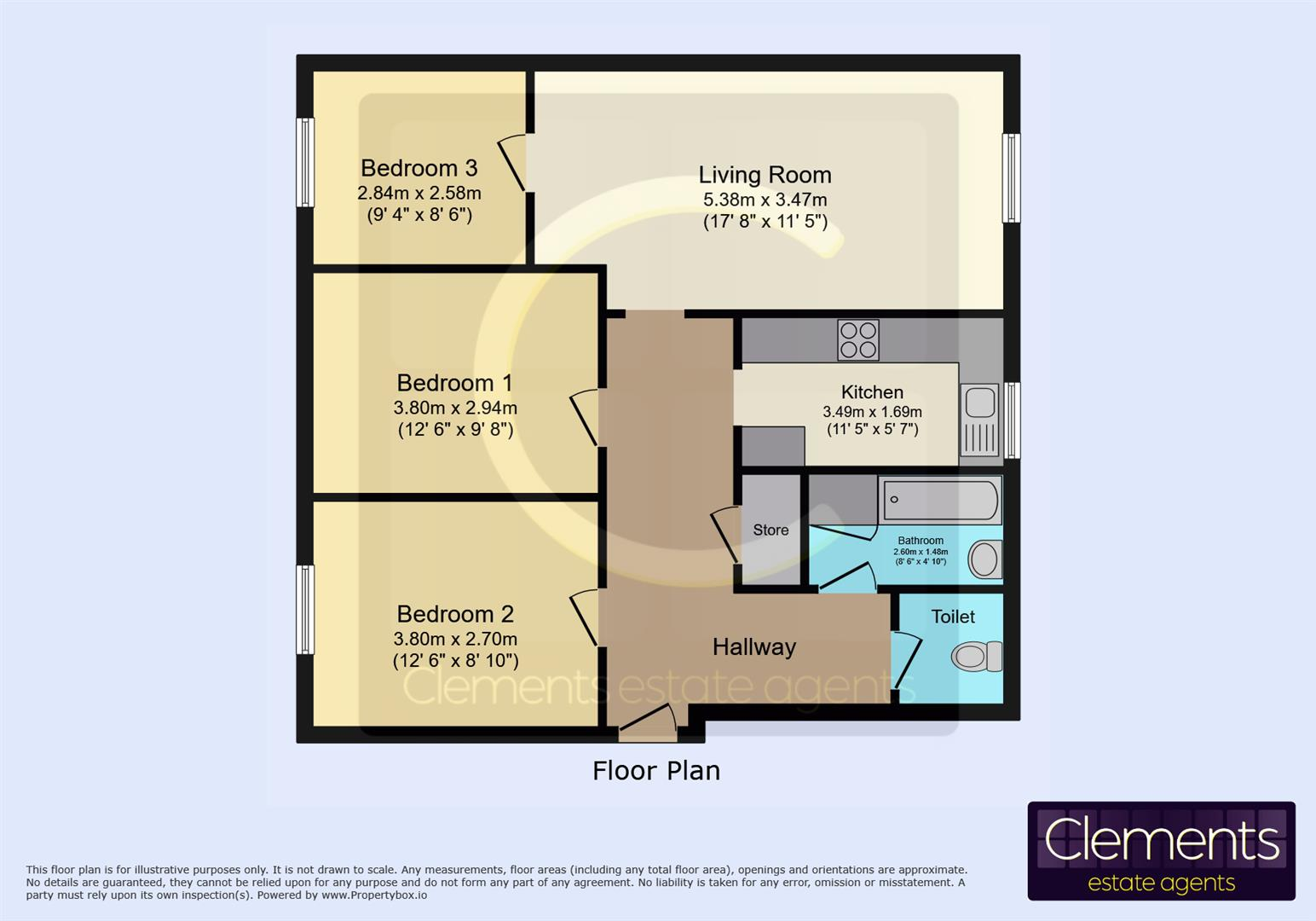 Claymore, Hemel Hempstead, HP2 floorplan