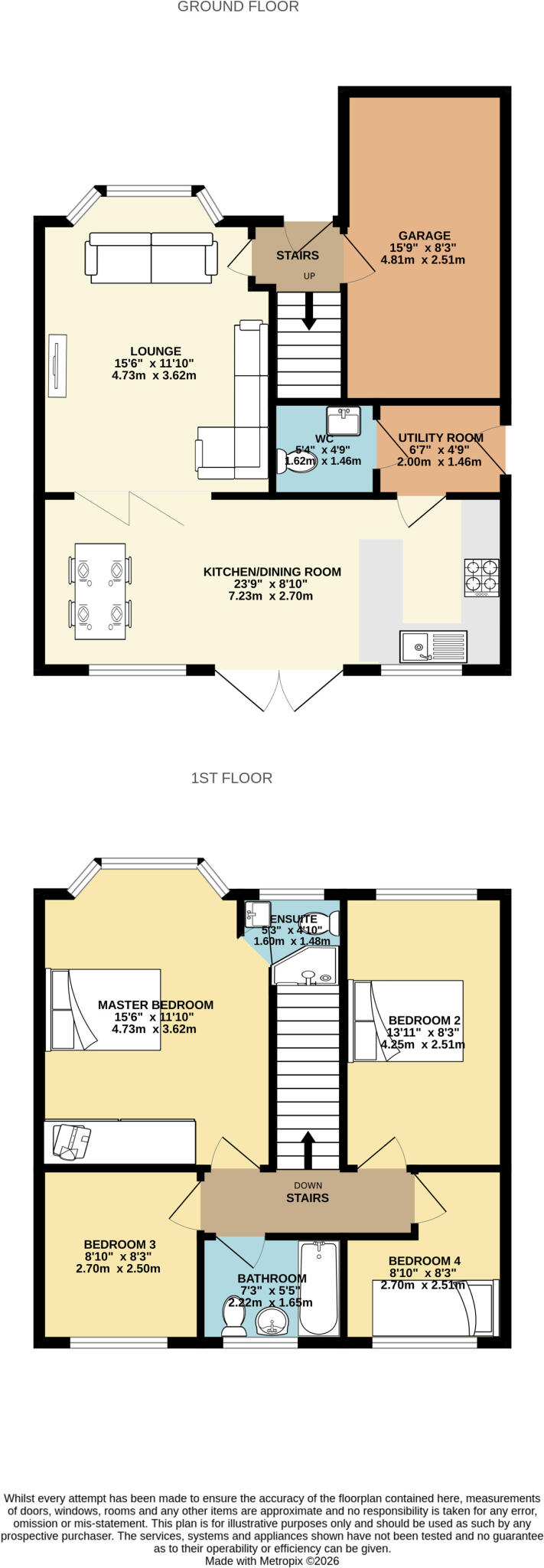 Park Avenue, Rotherham, S60 floorplan