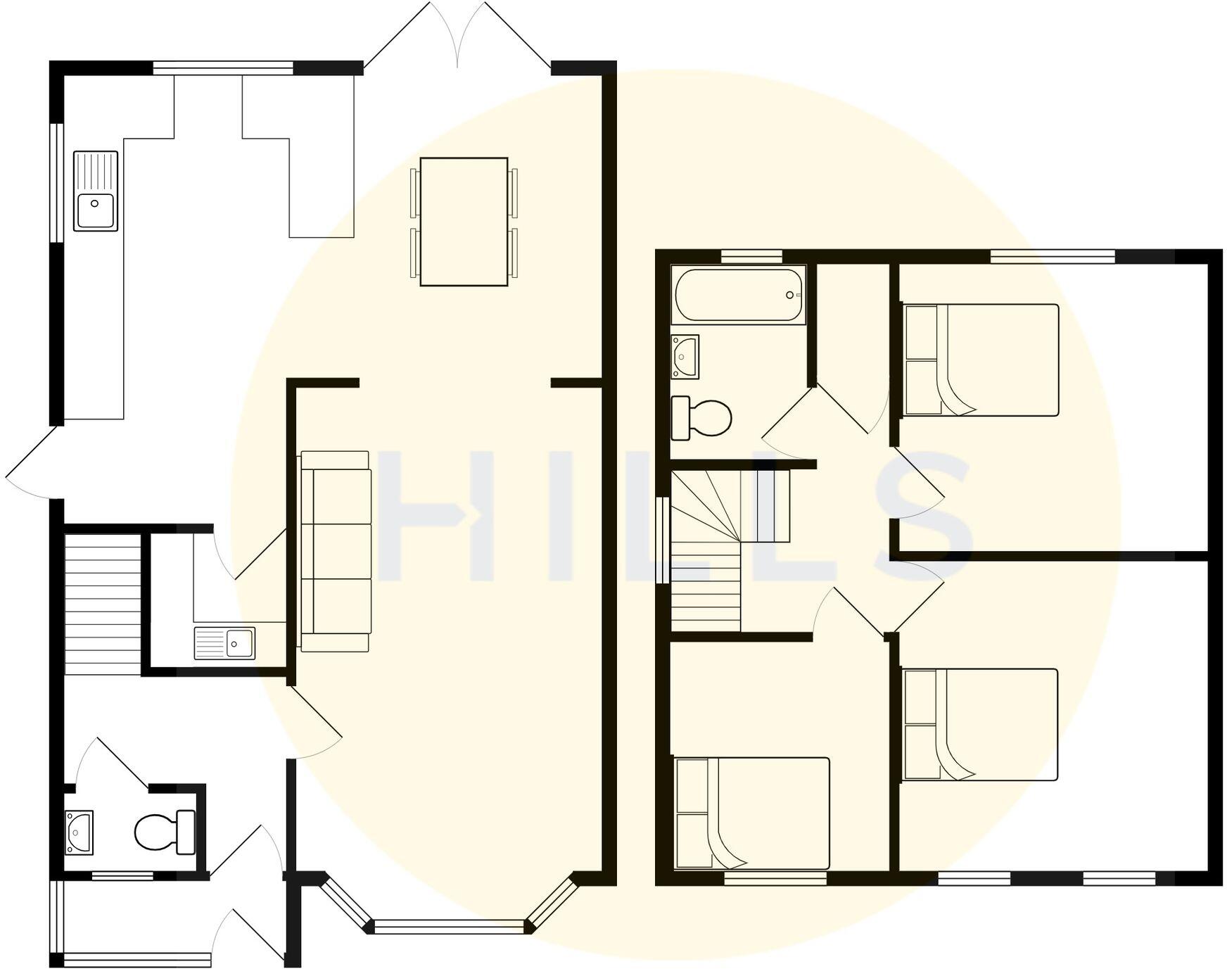 Deacons Drive, Salford, M6 floorplan