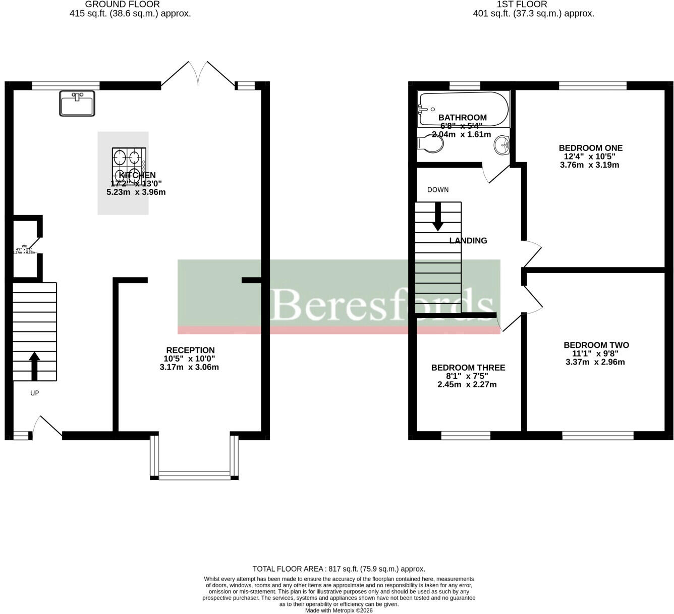 Rainsford Lane, Chelmsford, CM1 floorplan