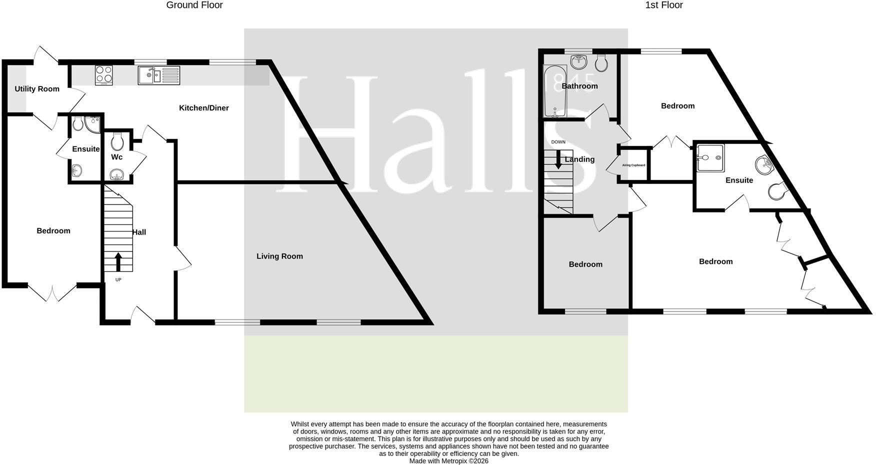 Oswalds Well Lane, Oswestry floorplan