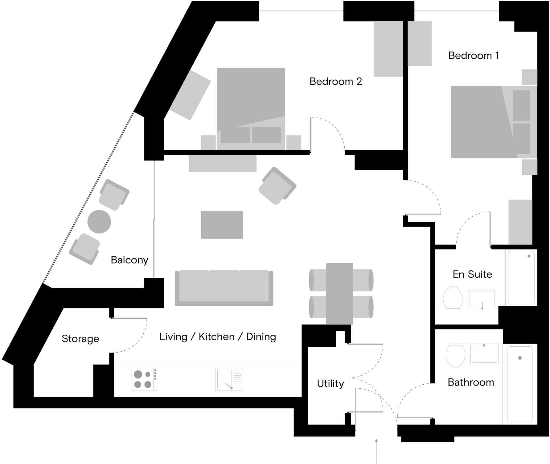 Riverstone Heights, Reed Avenue, London, E3 3ZE floorplan