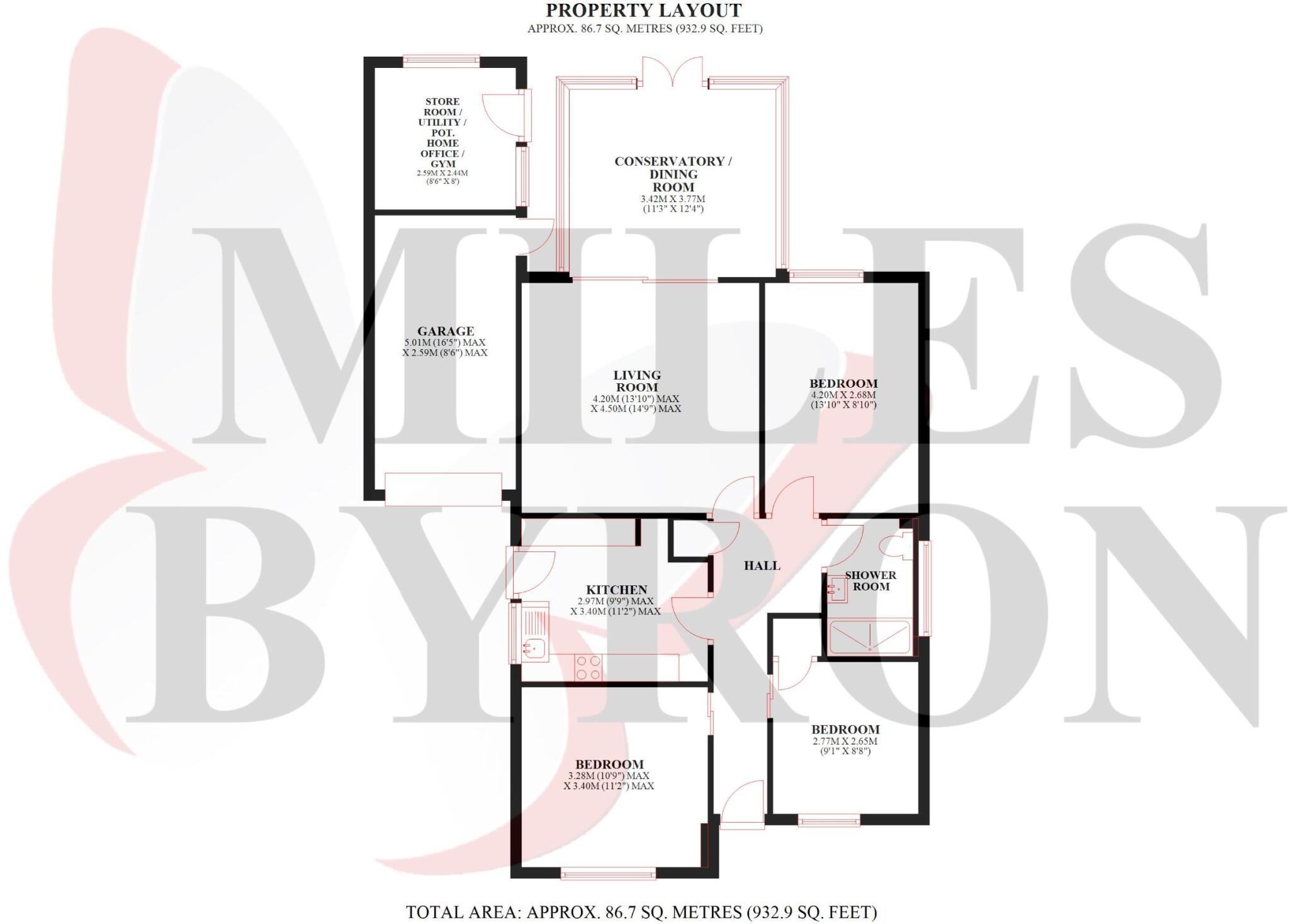 Crieff Close, Nythe, Swindon floorplan