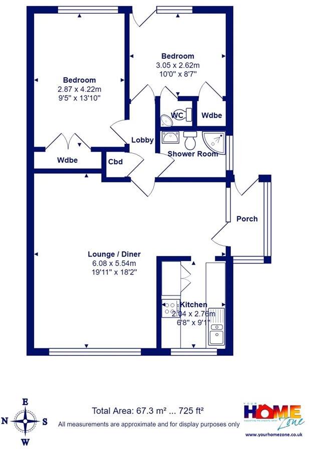 The Meadway, Highcliffe On Sea floorplan