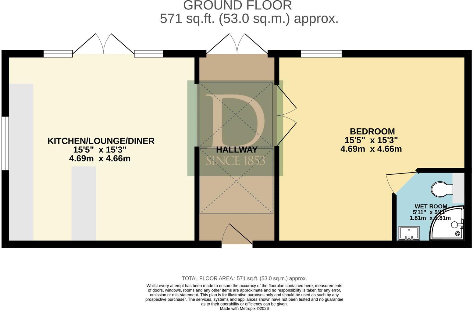 Lodge Road, Tivetshall St. Margaret floorplan