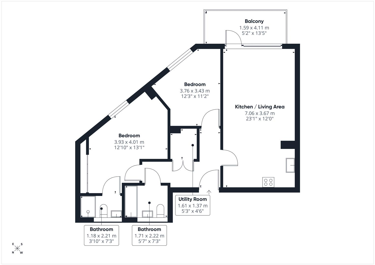 Masters Court, Lyon Road | Harrow HA1 floorplan