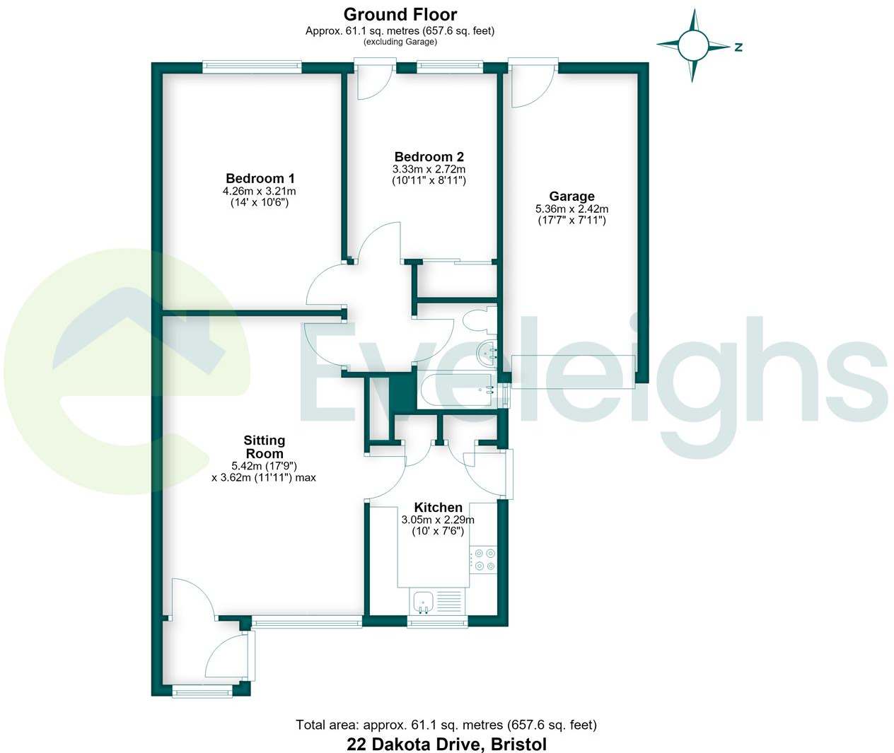 Dakota Drive, Whitchurch, Bristol floorplan