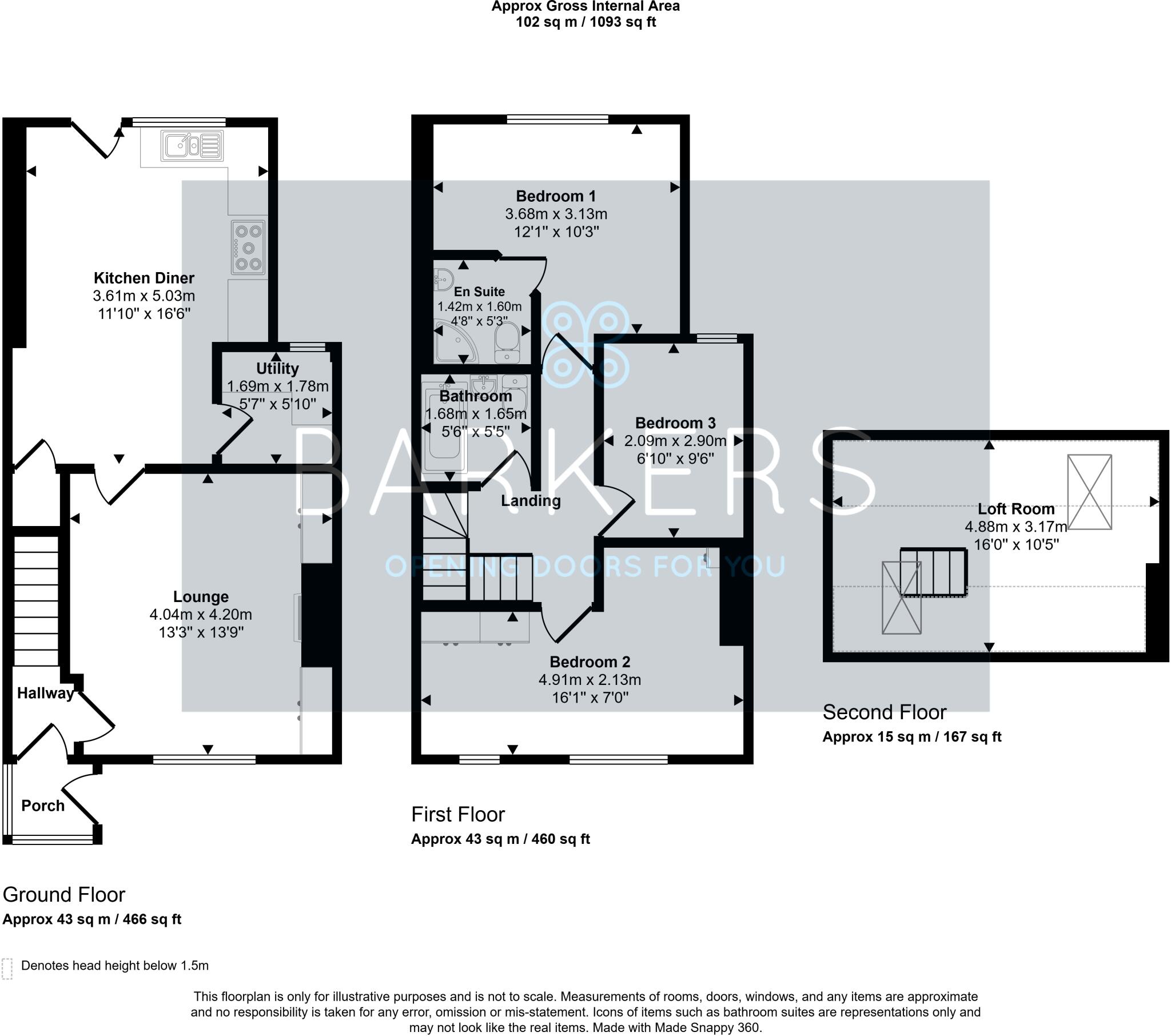 Westroyd Avenue, Hunsworth floorplan