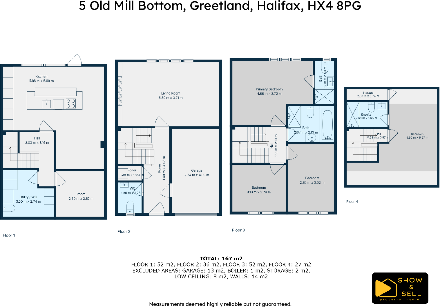 Scar Bottom Lane, Greetland, Halifax floorplan