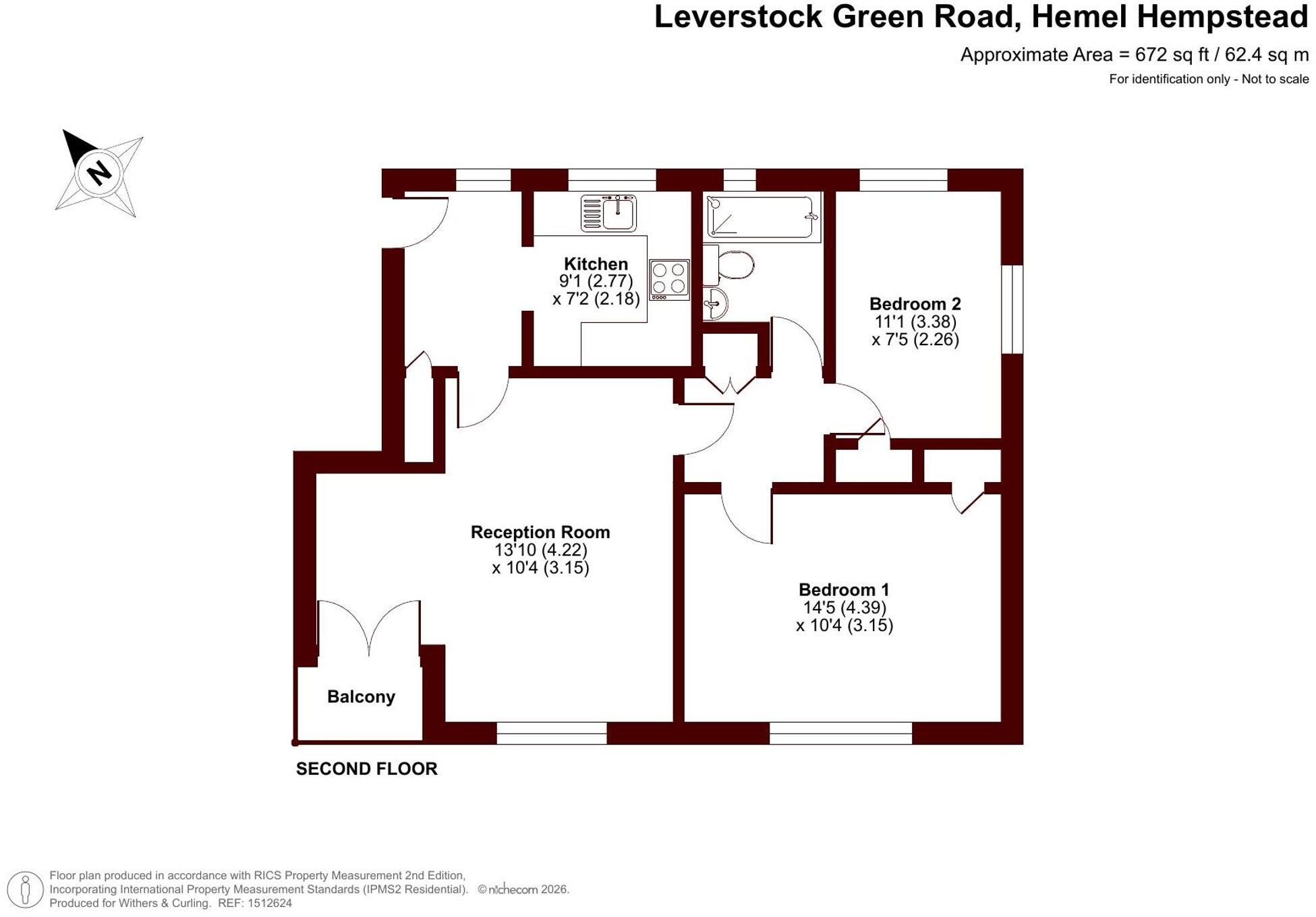 Leverstock Green Road, Hemel Hempstead, HP2 floorplan