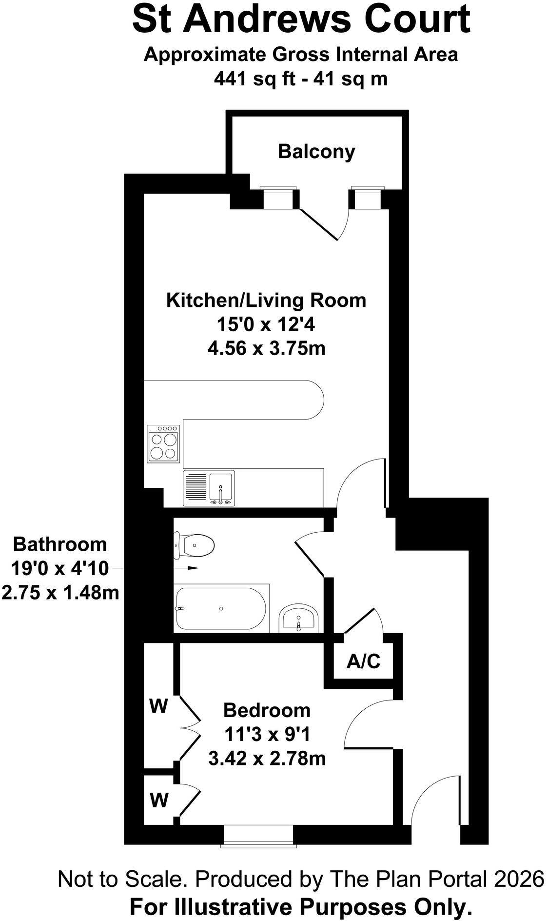 Woodbury Avenue, Wells floorplan
