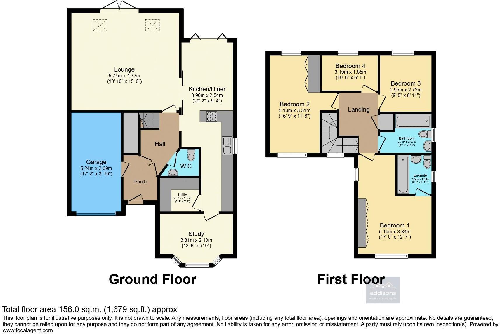 Bennett Drive, Orrell, Wigan floorplan