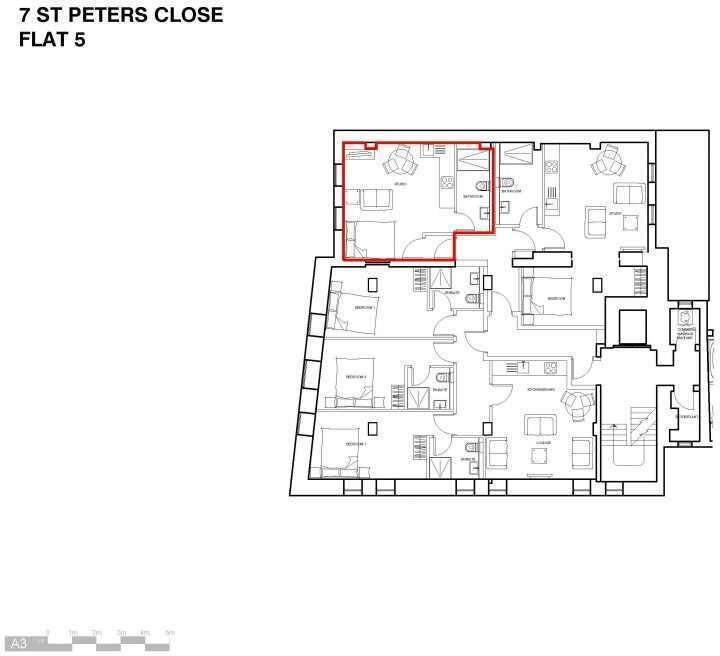 Flat 5, 7 St Peters Close, S1 2EJ floorplan