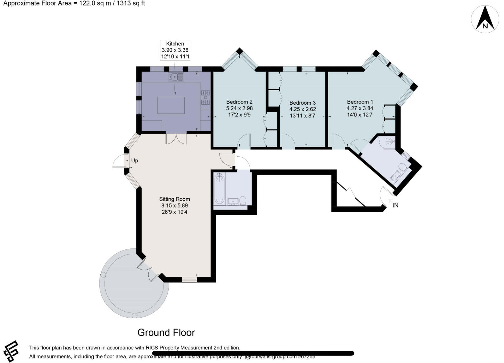 West Overcliff Drive, Bournemouth, BH4 floorplan