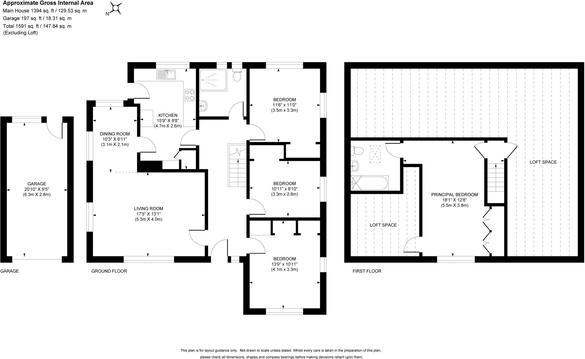 London Road, Guildford, Surrey, GU4 floorplan