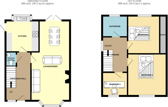 Preston Road, Whittle-Le-Woods, Chorley floorplan