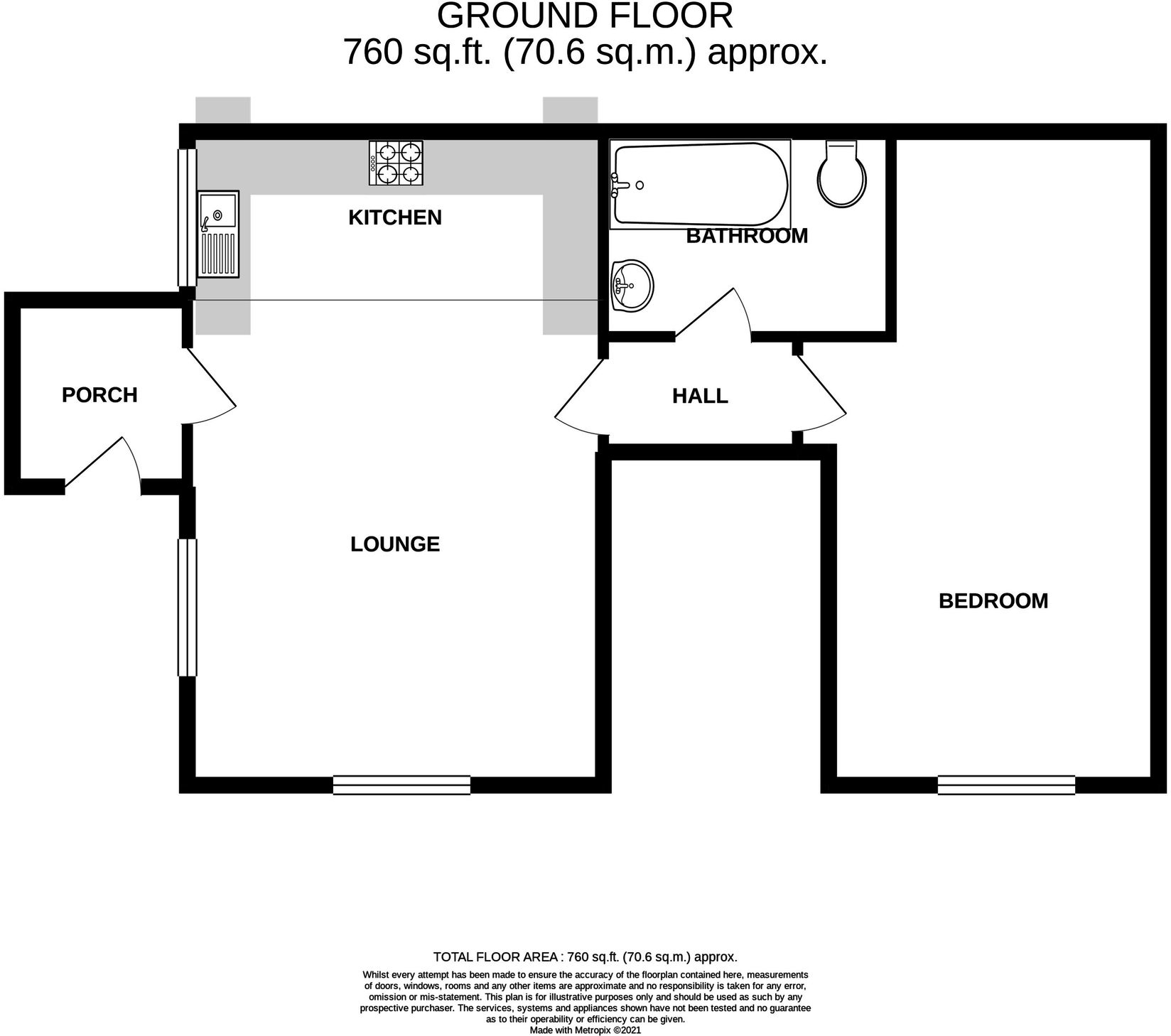 Horfield, Alton Road, BS7 9PS floorplan