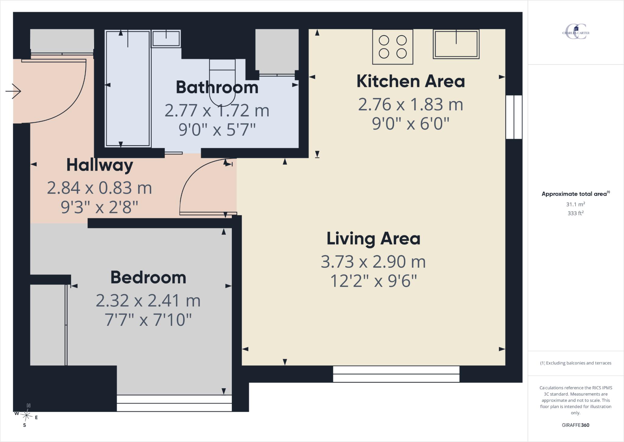 Coventry Close, Tewkesbury floorplan