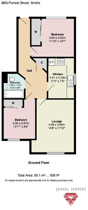 Forrest Street, Airdrie, North Lanarkshire, ML6 floorplan