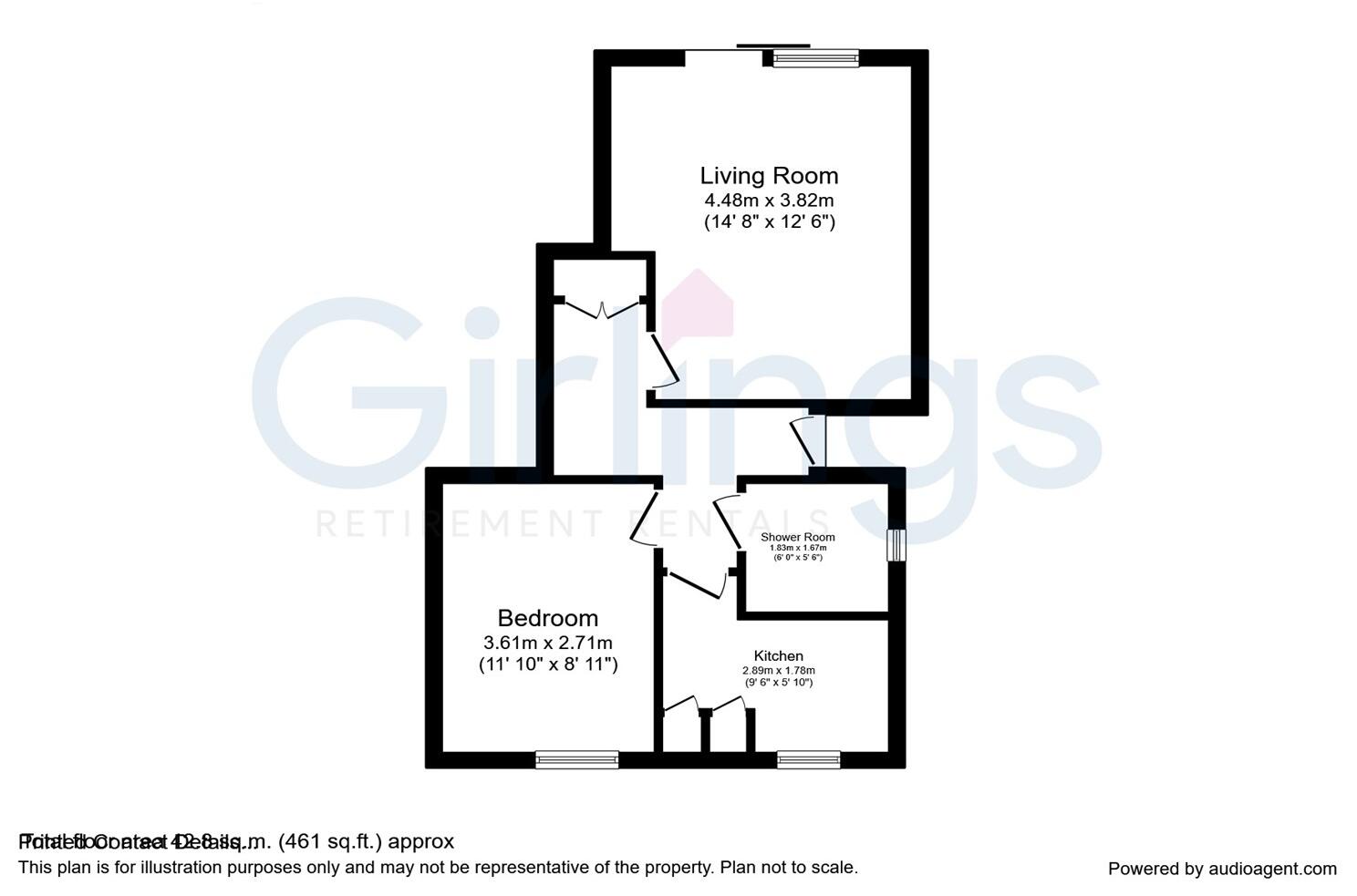 Theaker House, Gorringe Avenue, DA4 floorplan