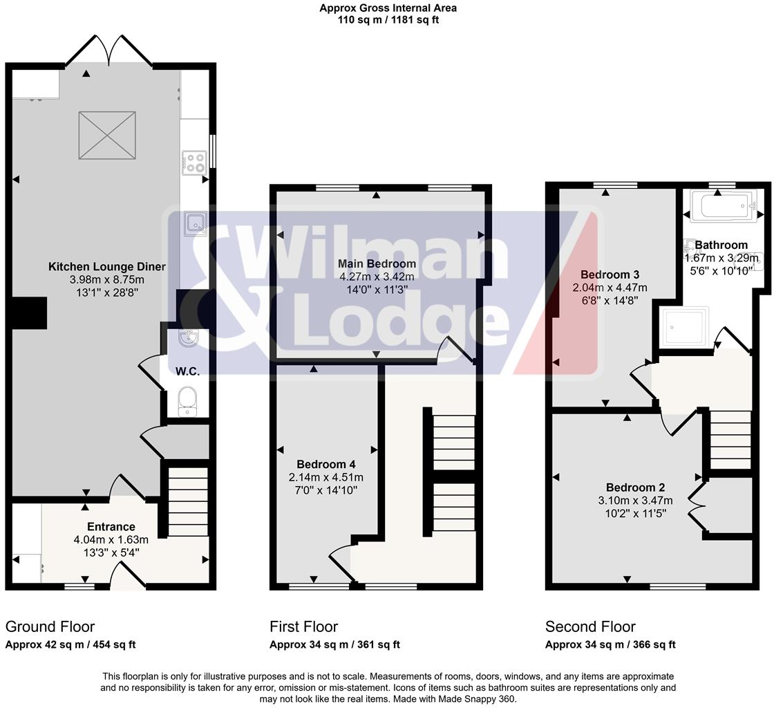 Keighley Road, Cowling floorplan