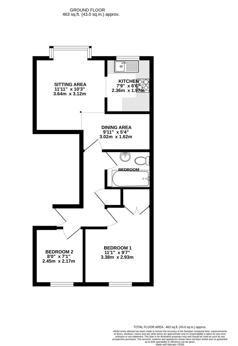 Salthill Road, Fishbourne, PO19 floorplan