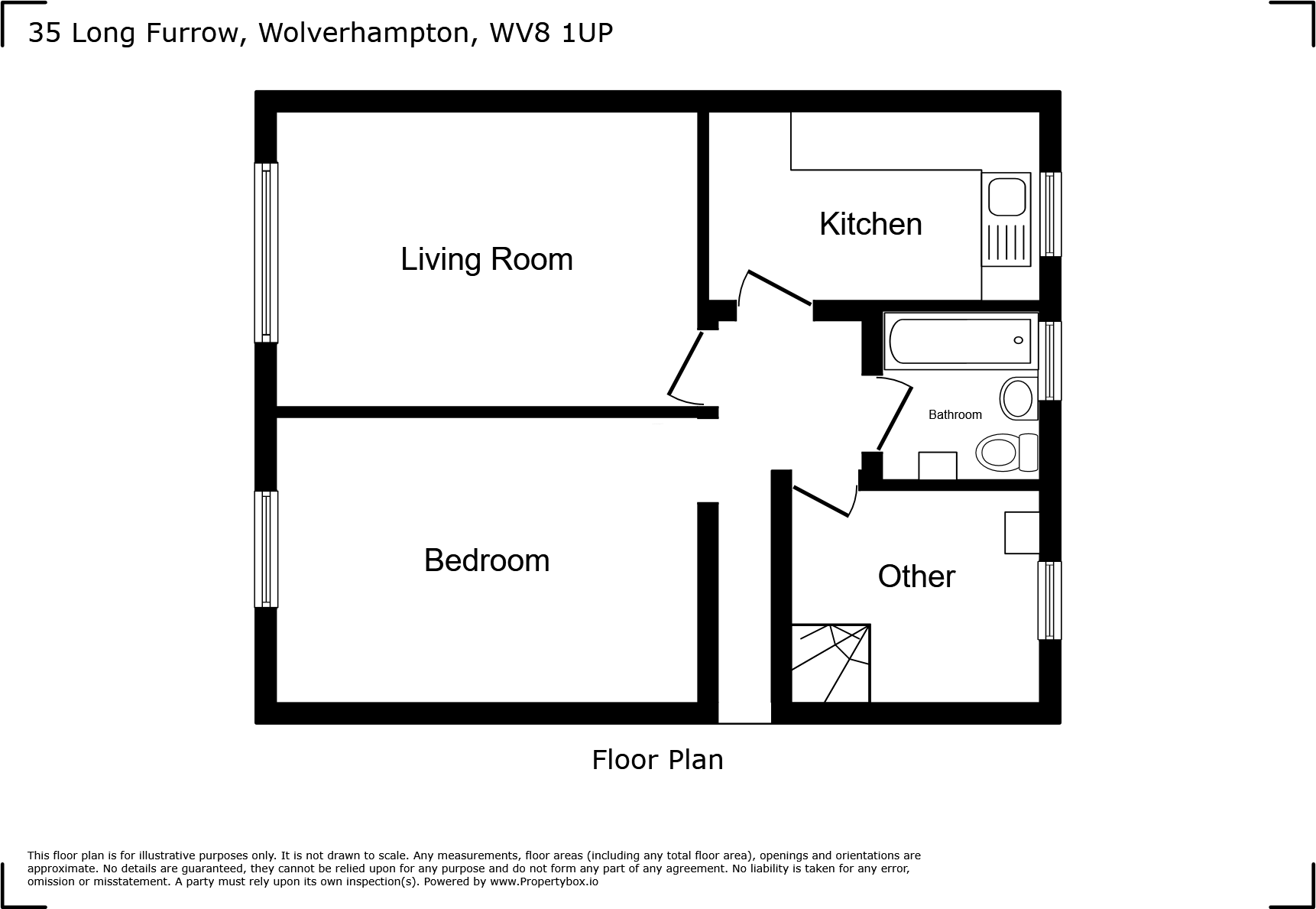 Long Furrow, Wolverhampton, West Midlands, WV8 floorplan