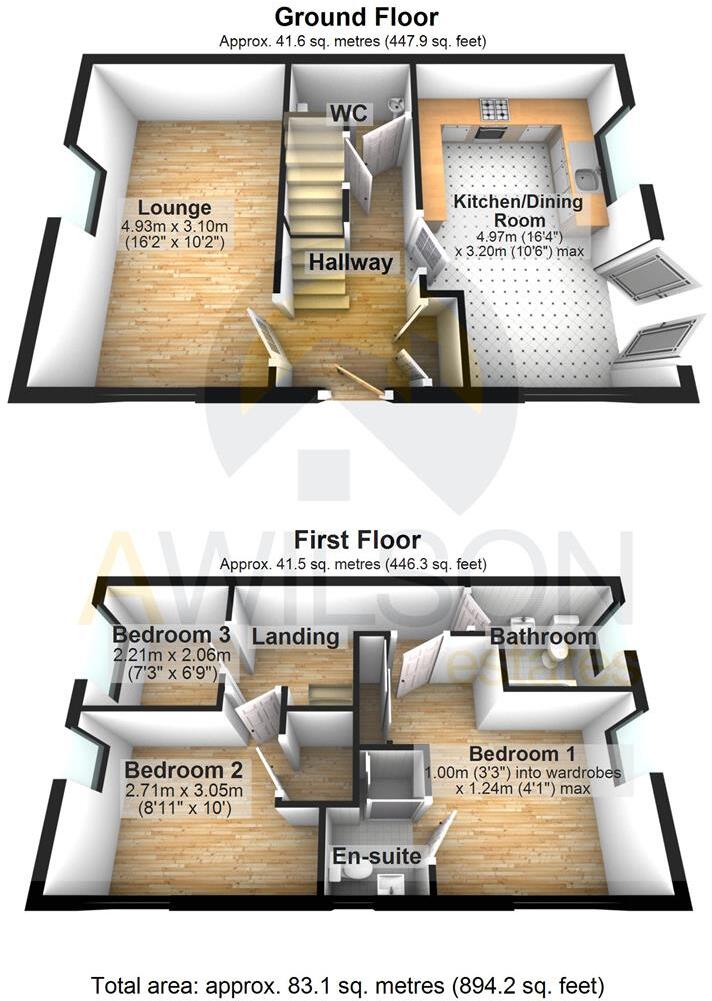 Croft Avenue, Hyde floorplan