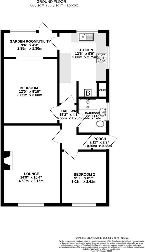 Acre Close, Rochester floorplan