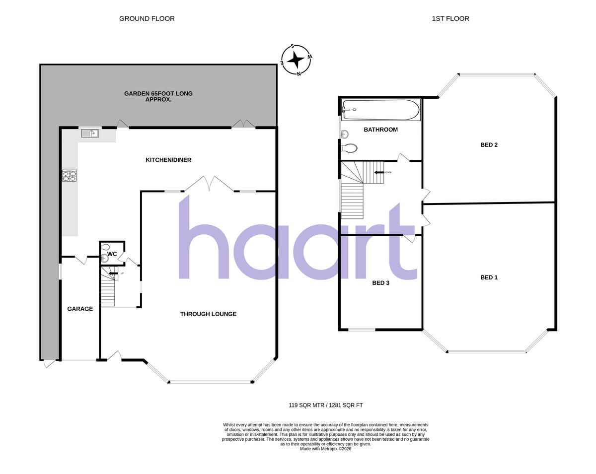 The Vale, London floorplan
