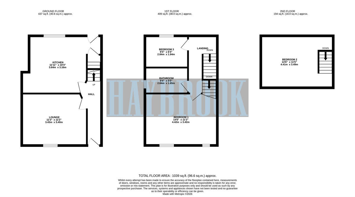 Spring House Road, Sheffield floorplan
