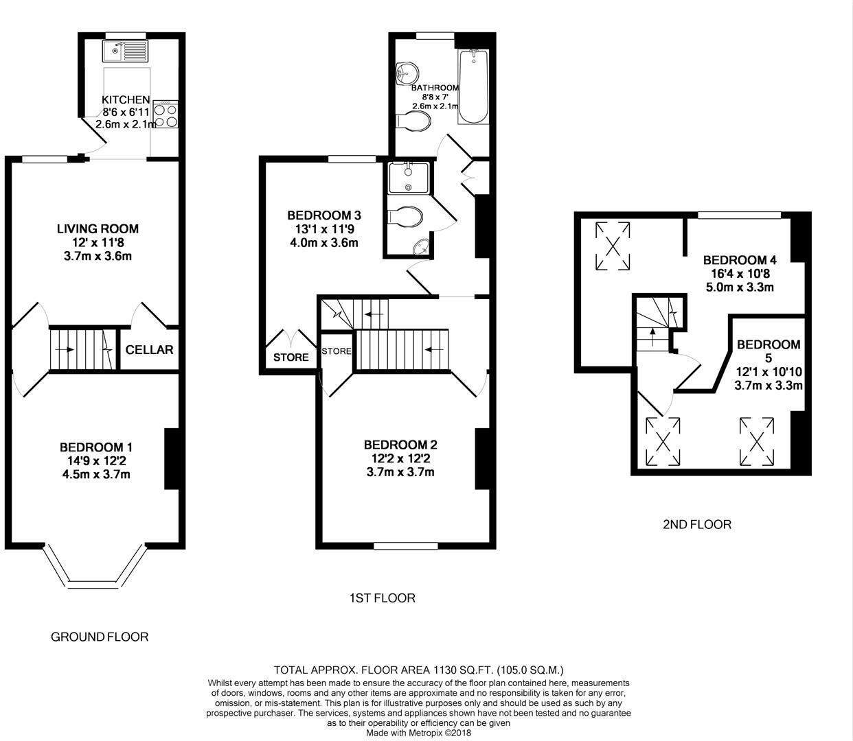 321 Springvale Road, Sheffield floorplan