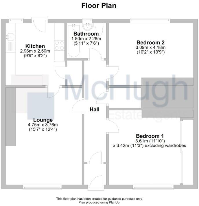 Holly Street, Clydebank floorplan