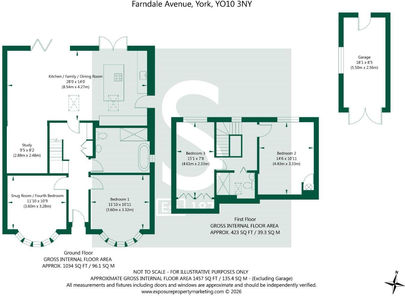 Farndale Avenue, Osbaldwick, York floorplan