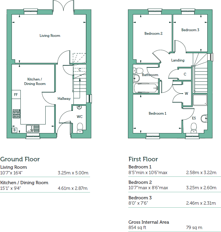 Greenfields Road, East Dereham, NR20 3TE floorplan