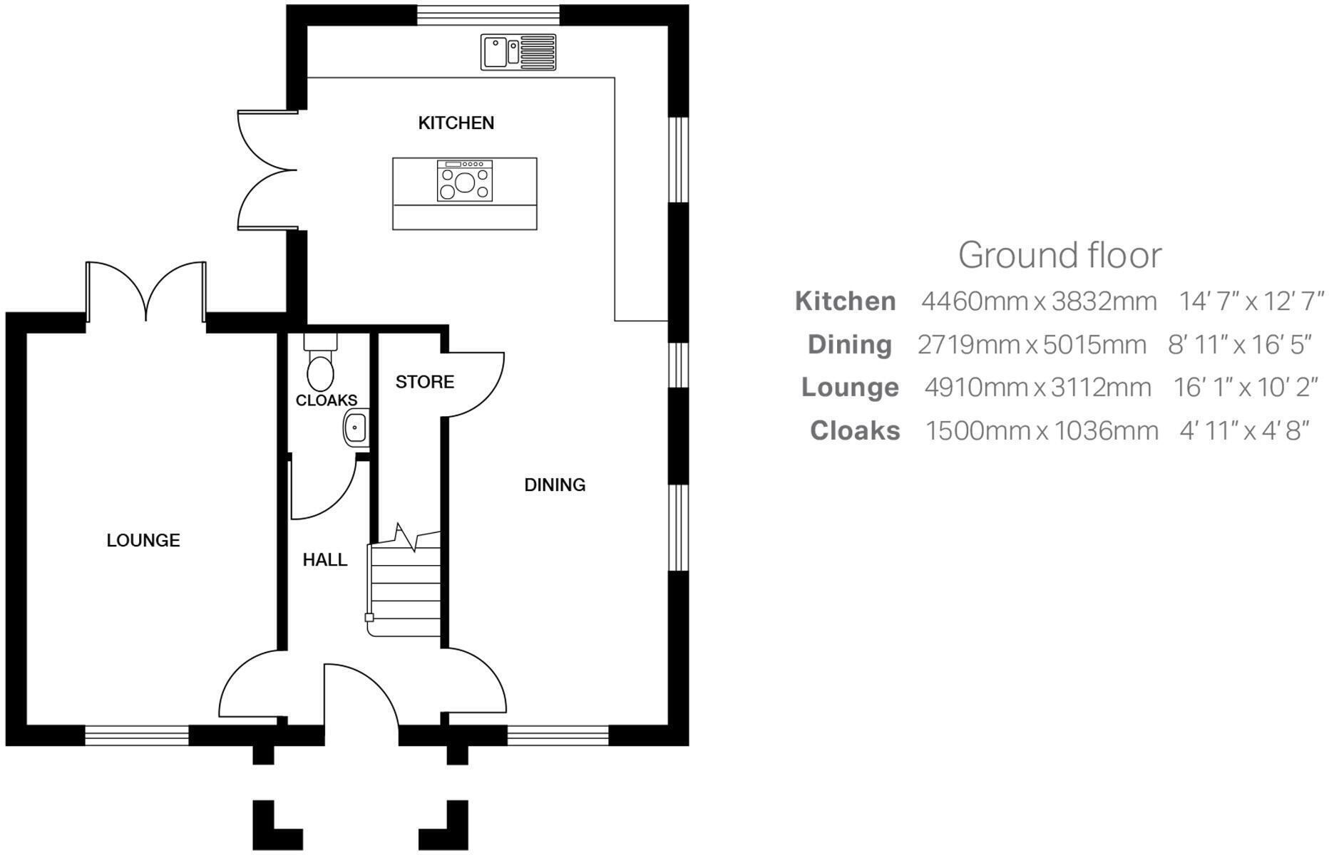 Stainthorpe Row, 
South Otterington, 
DL7 9HU
 floorplan