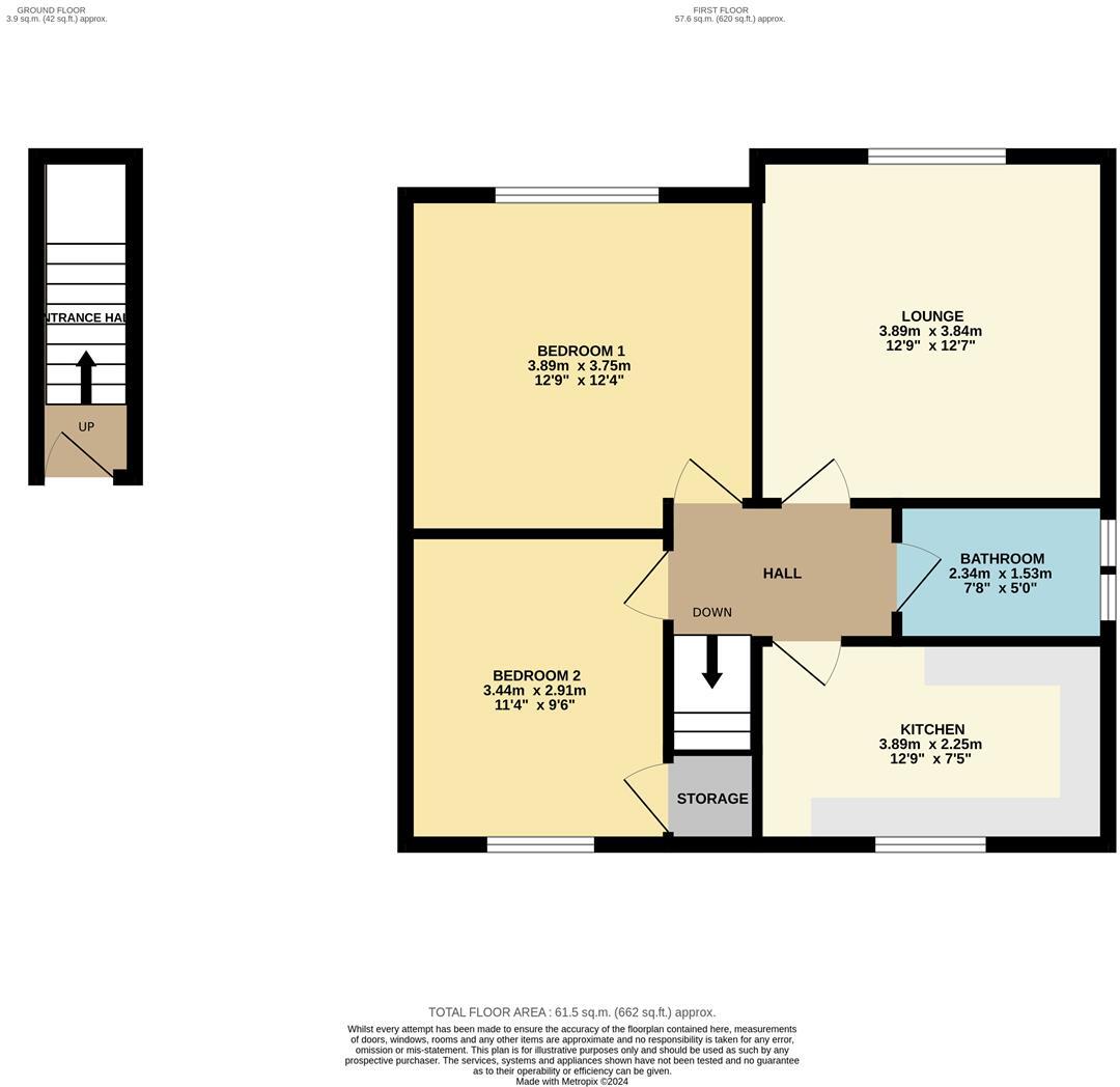 Rowland Hill Court, Baldock Road, Buntingford floorplan