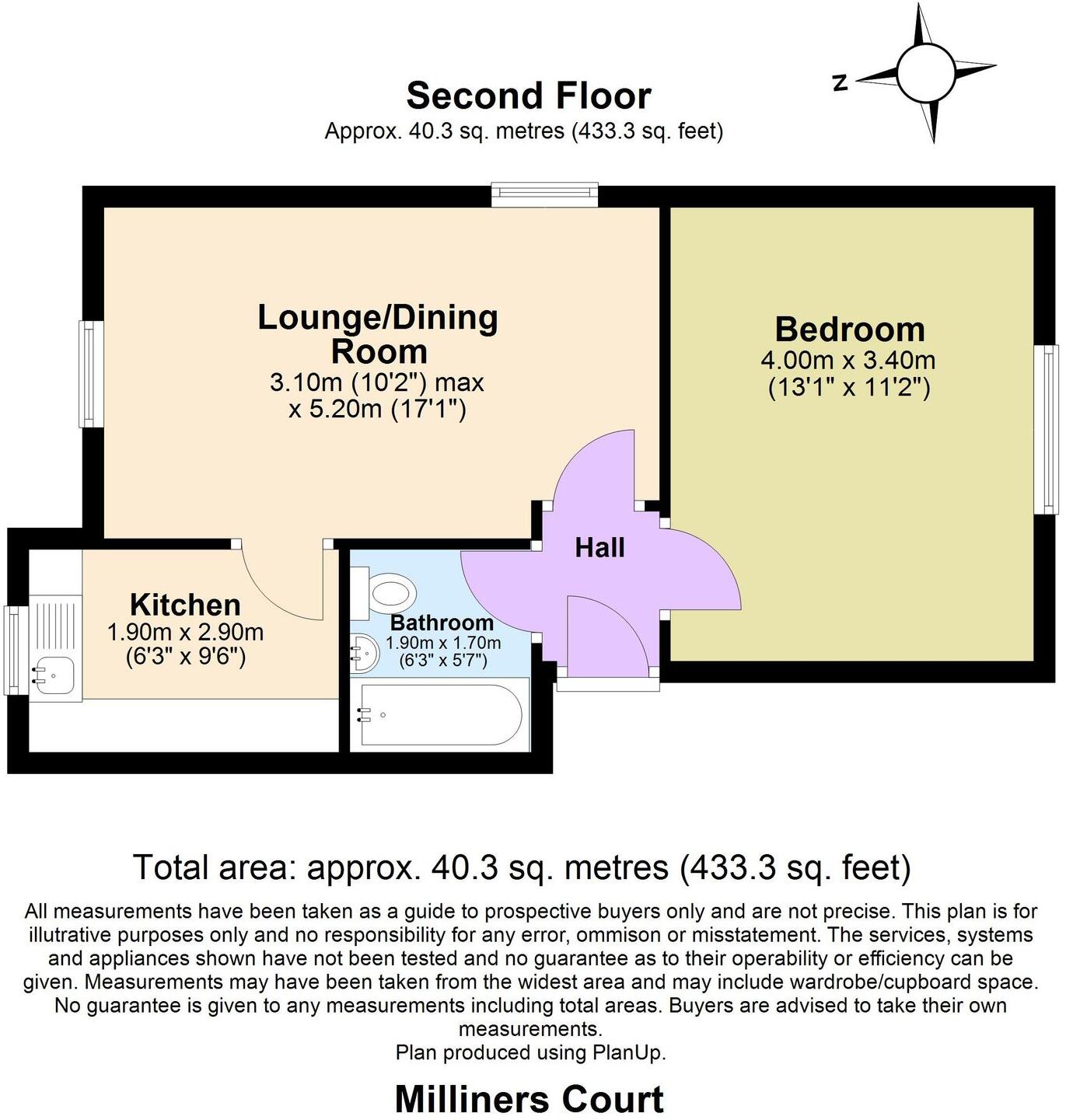 Milliners Court, The Croft, Loughton, IG10 floorplan
